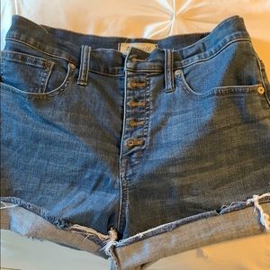 Madewell High Rise Denim Shorts 26